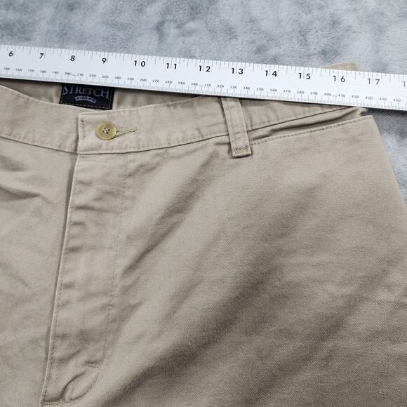 Vintage Riders Pants Womens 16P Tan Khaki High Rise Crop Capri Stretch Cotton - Picture 7 of 11